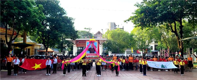 Trường Tiểu học Lê Lợi khai mạc Hội khỏe Phù Đổng năm học 2022-2023