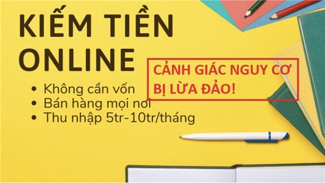 Lừa đảo tuyển cộng tác viên online: Tiền lời cao, bao người sập bẫy!