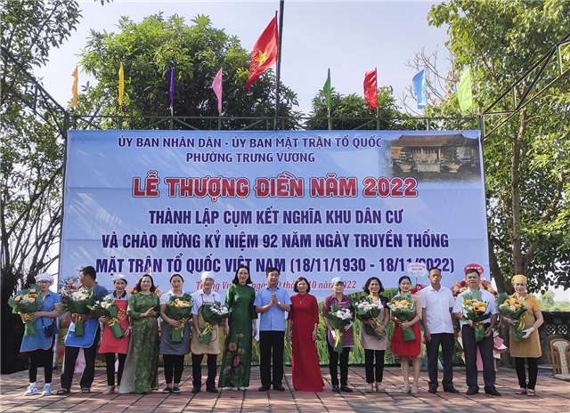 Tưng bừng lễ Thượng Điền phường Trưng Vương