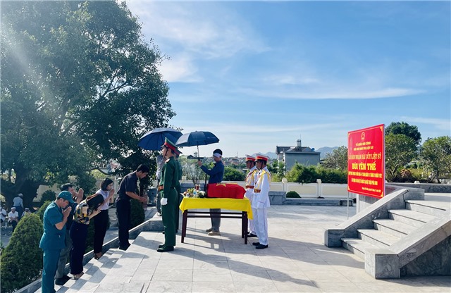 Lễ đón nhận hài cốt liệt sỹ Bùi Yên Thế 