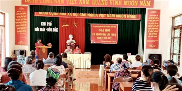 Phường Vàng Danh hoàn thành Đại hội Chi hội nông dân cơ sở nhiệm kỳ 2023 – 2028