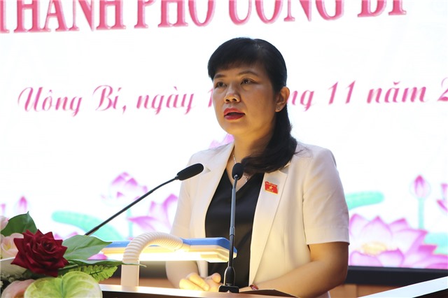 Đại biểu Quốc hội khoá XV tiếp xúc cử tri TP Uông Bí