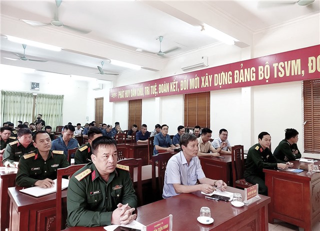 Ban CHQS TP Uông Bí: phát động các đợt thi đua cao điểm 