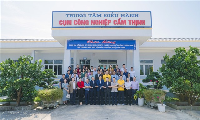 Công ty cổ phần công nghiệp Cẩm Thịnh san lấp mặt bằng, triển khai Dự án Cụm Công nghiệp Phương Nam 