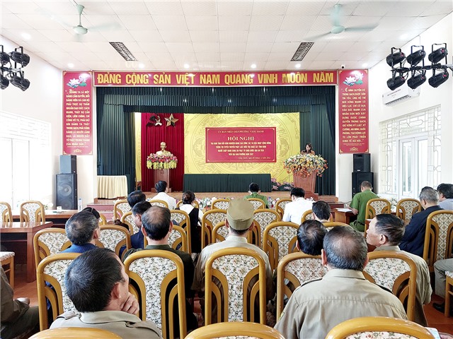 Công an Thành phố Uông Bí - phường Vàng Danh: Tọa đàm trao đổi kinh nghiệm nâng cao công tác tái hoà nhập cộng đồng