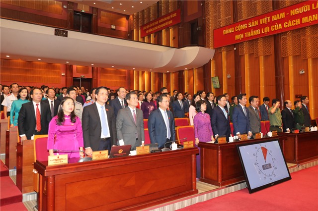 Khai mạc Kỳ họp thứ 11 HĐND tỉnh khóa XIV