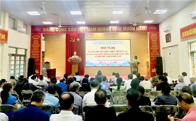 Tuyên truyền pháp luật tại phường Trưng Vương