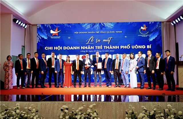 Hội Doanh nhân trẻ tỉnh Quảng Ninh tổng kết công tác hội năm 2022; ra mắt Chi Hội Doanh nhân trẻ TP Uông Bí