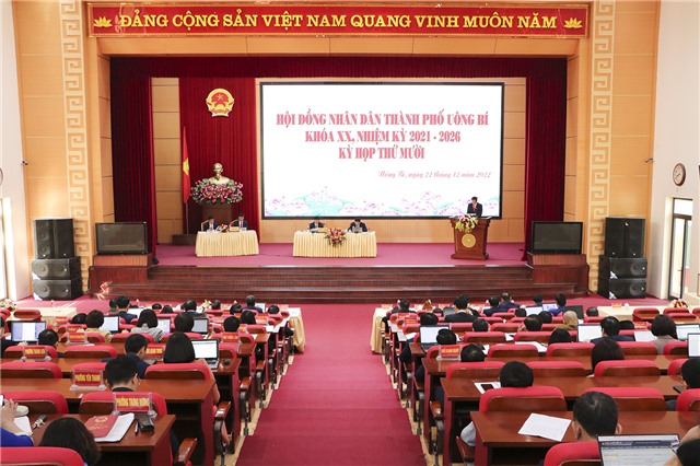 Khai mạc kỳ họp thứ 10 HĐND thành phố khoá XX, nhiệm kỳ 2021-2026