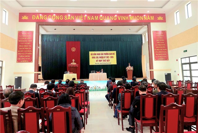 Kỳ thứ 7 HĐND phường Nam Khê khóa XVII, nhiệm kỳ 2021- 2026