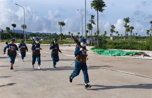 Lực lượng vũ trang TP Uông Bí thi đua quyết thắng