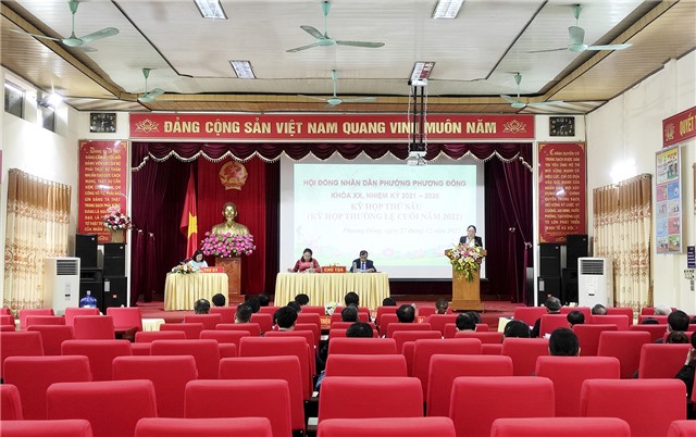 Kỳ họp thứ VI HĐND phường Phương Đông khoá XX nhiệm kỳ 2021- 2026