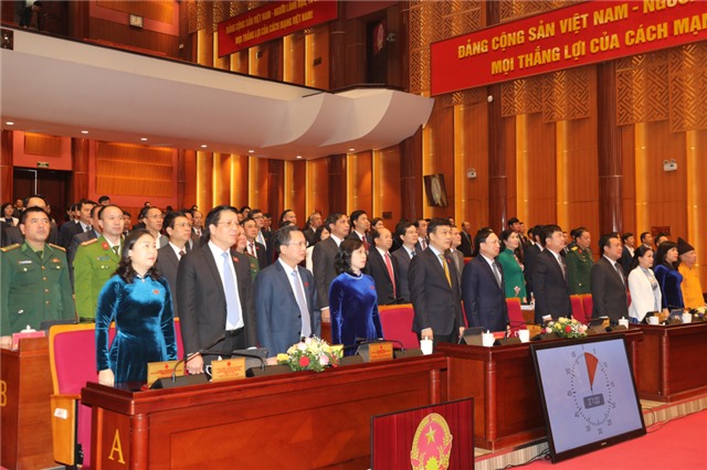 Khai mạc kỳ họp thứ 12 HĐND tỉnh khóa XIV