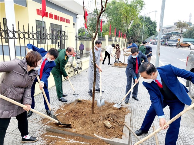Phường Quang Trung phát động Tết trồng cây Xuân Nhâm Dần 2022