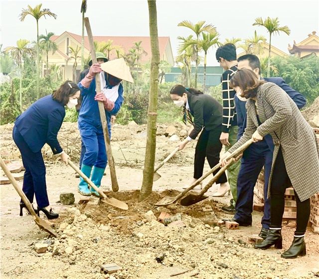 Các xã, phường ra quân hưởng ứng Tết trồng cây Xuân Nhâm Dần 2022