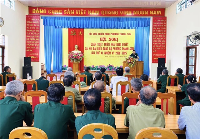 Hội CCB phường Thanh Sơn: Dấu ấn một nhiệm kỳ