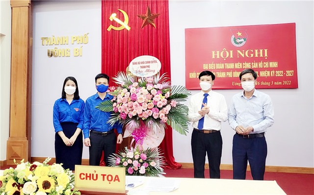 Hội nghị Đại biểu Đoàn TNCS Hồ Chí Minh Khối Chính quyền TP Uông Bí khoá IX, nhiệm kỳ 2022-2027 