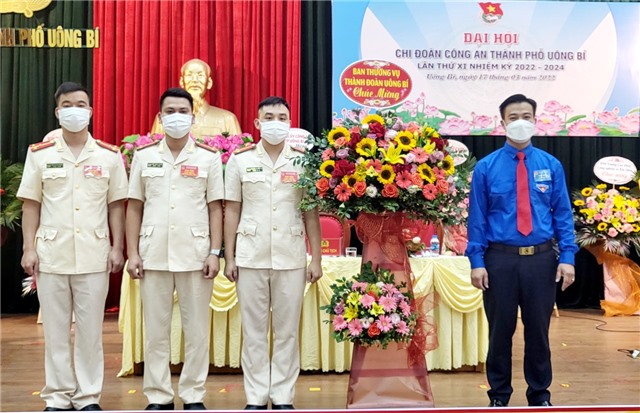 Đại hội chi Đoàn TNCS Hồ Chí Minh Công an thành phố Uông Bí lần thứ XI, nhiệm kỳ 2022-2024