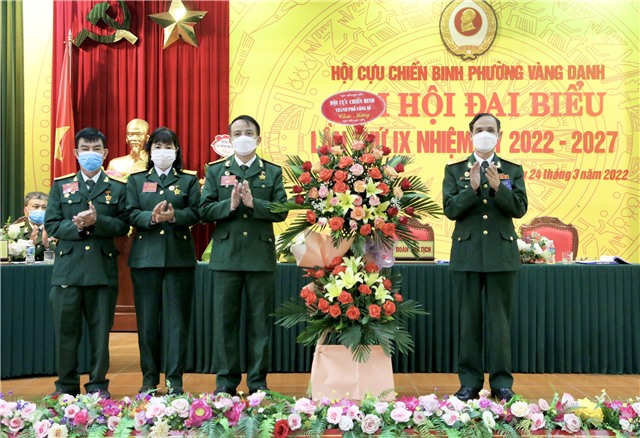 Hội CCB phường Vàng Danh đại hội lần thứ IX, nhiệm kỳ 2022 - 2027