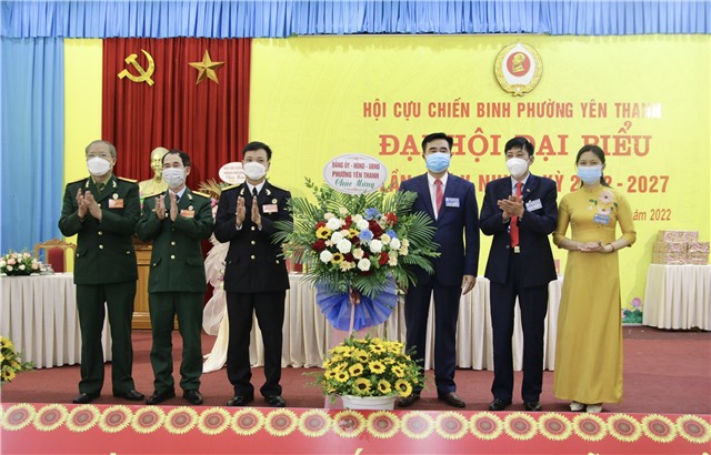 Hội CCB phường Yên Thanh đại hội đại biểu lần thứ V, nhiệm kỳ 2022 - 2027
