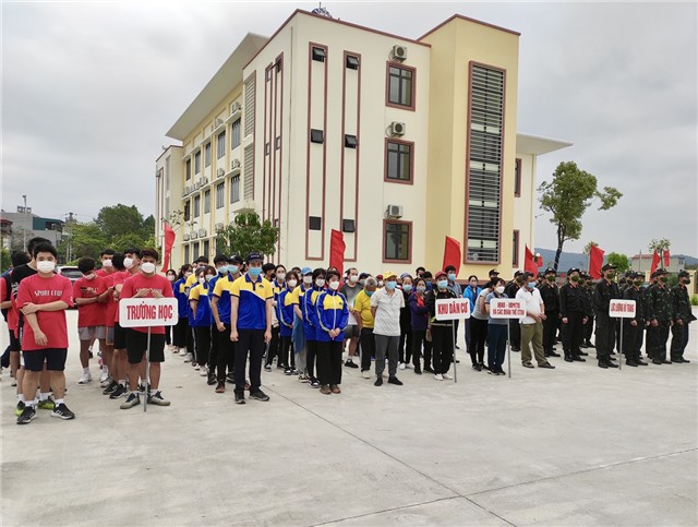 Phường Nam Khê phát động Cuộc vận động toàn dân rèn luyện thân thể  theo gương Bác Hồ vĩ đại và Ngày chạy Olympic vì sức khỏe toàn dân năm 2022, hưởng ứng Sea Games 31