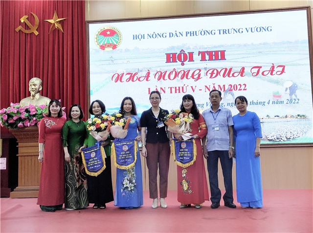 Sôi nổi hội thi Nhà nông đua tài phường Trưng Vương lần thứ V năm 2022