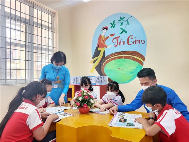 Ngày hội văn hóa đọc tại trường Tiểu học Phương Nam C 