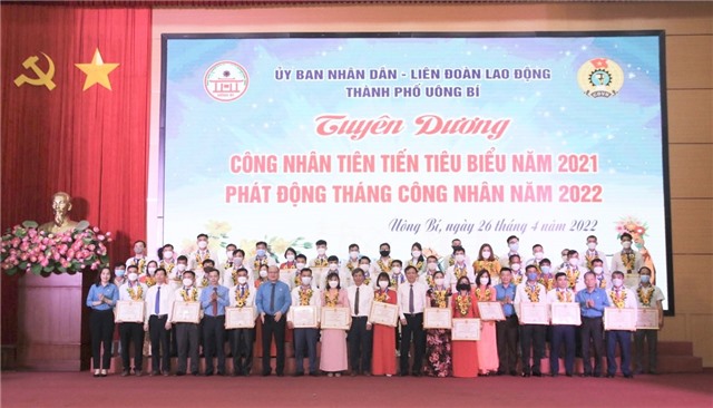 Thành phố Uông Bí phát động tháng công nhân năm 2022