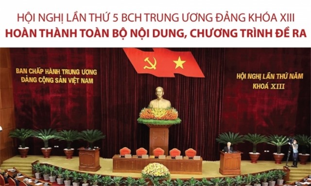 Những điểm chính tại Hội nghị Trung ương 5 khóa XIII