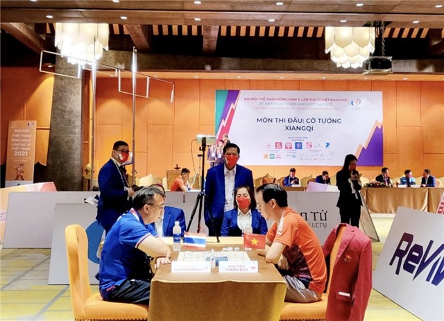 Khởi tranh thi đấu môn cờ tướng SEA Games 31 tại Khu nghỉ dưỡng Legacy Yên Tử