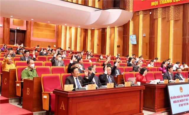Kỳ họp thứ 8, HĐND tỉnh khóa XIV: Quyết nghị nhiều nội dung quan trọng thúc đẩy phát triển KT-XH