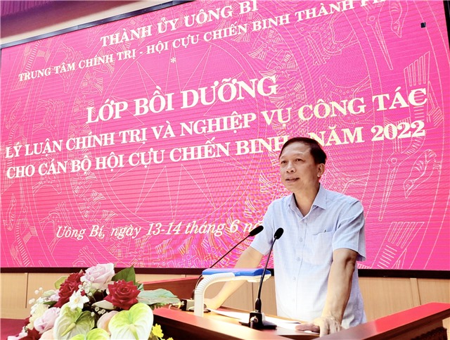 Bồi dưỡng lý luận chính trị và nghiệp vụ công tác cho cán bộ Hội cựu chiến binh năm 2022