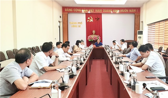 Họp nghe báo cáo giải quyết ý kiến, kiến nghị của cử tri gửi tới kỳ họp thứ 5 - HĐND thành phố khóa XX, nhiệm kỳ 2021-2026