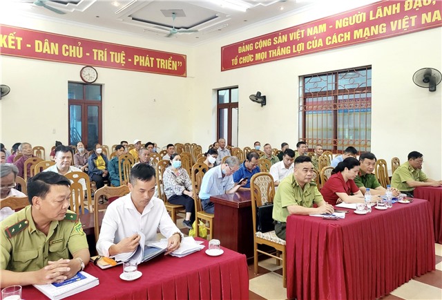 Phường Bắc Sơn tổ chức Hội nghị tuyên truyền, triển khai các quy định của pháp luật về công tác quản lý, bảo vệ rừng và sử dụng đất lâm nghiệp, phòng chống cháy rừng 