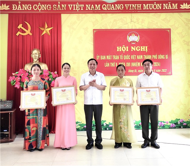 Hội nghị lần thứ 8 Uỷ ban MTTQ thành phố Uông Bí khoá XVI