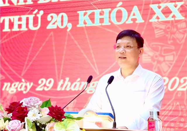 Hội nghị lần thứ 20 Ban chấp hành Đảng bộ thành phố Uông Bí khoá XX