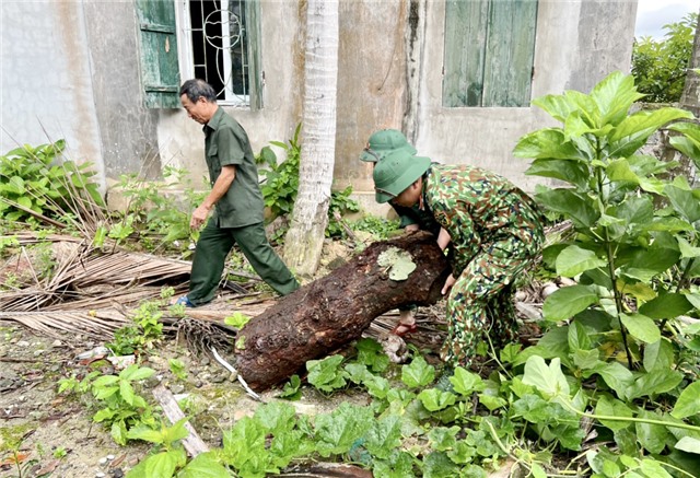 Phường Nam Khê: Hỗ trợ gia đình người có công vệ sinh vườn và nhà ở