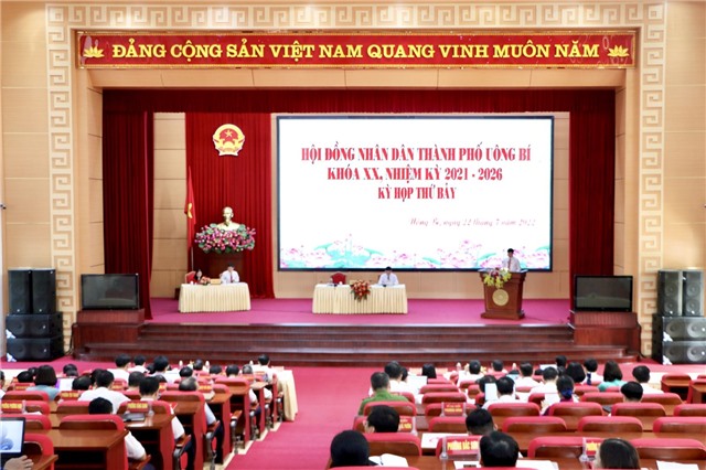 Kỳ họp thứ 7, Hội đồng nhân dân TP Uông Bí khóa XX, nhiệm kỳ 2021-2026