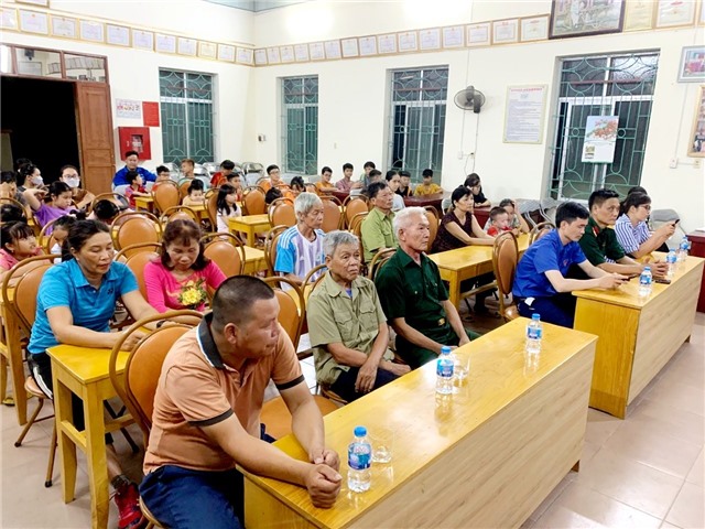 Phường Yên Thanh: tuyên truyền, nói chuyện chuyên đề nhân kỷ niệm 75 năm Ngày Thương binh, liệt sỹ 