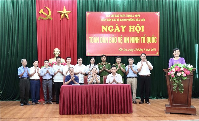 Ngày hội toàn dân bảo vệ an ninh tổ quốc phường Bắc Sơn