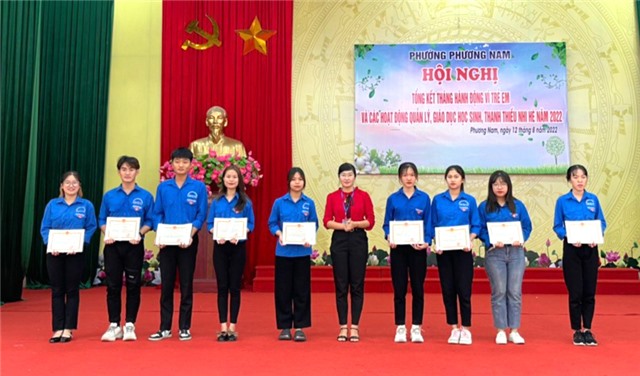 Phường Phương Nam tổng kết Tháng hành động vì trẻ em và các hoạt động quản lý, giáo dục thanh thiếu nhi, học sinh hè năm 2022