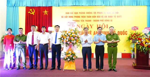 Phường Yên Thanh - Ngày hội toàn dân bảo vệ an ninh Tổ quốc năm 2022