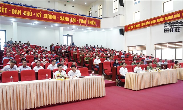 Hội nghị công an lắng nghe ý kiến Nhân dân năm 2022