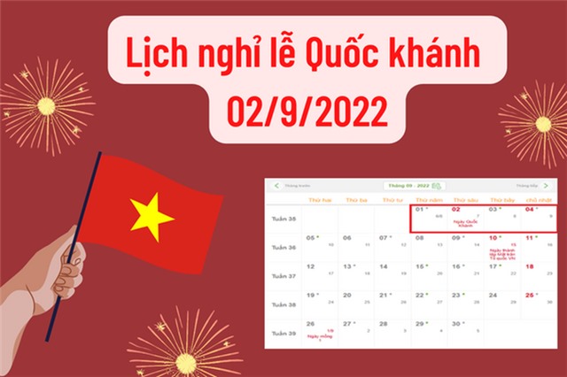 Dịp Quốc khánh 2.9.2022, người lao động được nghỉ bao nhiêu ngày?