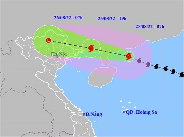 Bão Maon gây mưa từ chiều nay