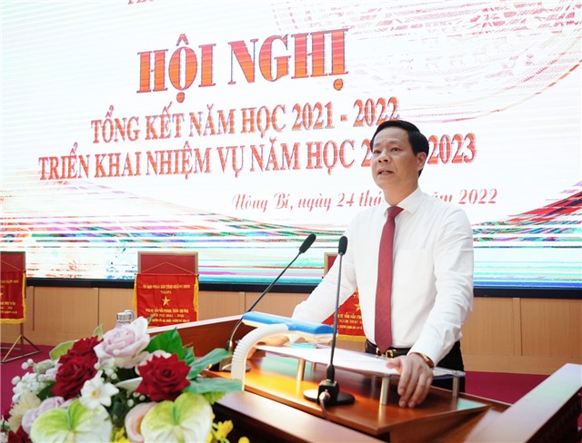 Tổng kết năm học 2021 - 2022, triển khai nhiệm vụ năm học 2022-2023