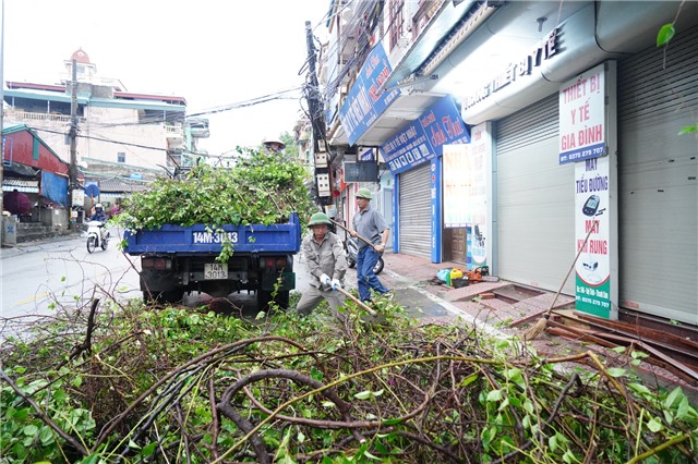 Uông Bí: khẩn trương khắc phục hậu quả sau cơn bão số 3