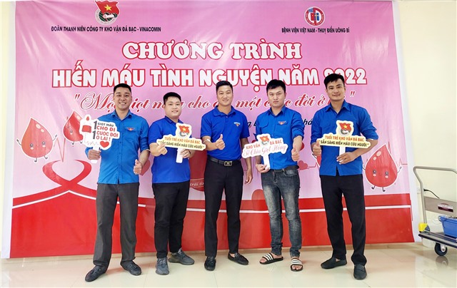 Đoàn Thanh niên Công ty Kho vận Đá Bạc tổ chức chương trình hiến máu tình nguyện năm 2022