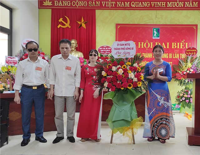 Đại hội đại biểu Hội Người mù thành phố Uông Bí lần thứ VII, nhiệm kỳ 2022-2027 