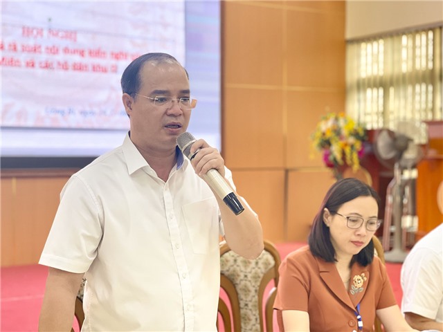 Công bố kết quả rà soát kiến nghị của bà Vũ Thị Miên và 41 hộ dân tại khu Đền Công 1, Đền Công 2, phường Trưng Vương